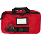 Rugged soft case logging first aid and trauma kit for forestry crews, construction, and field responders