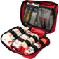 Rugged soft case logging first aid and trauma kit for forestry crews, construction, and field responders