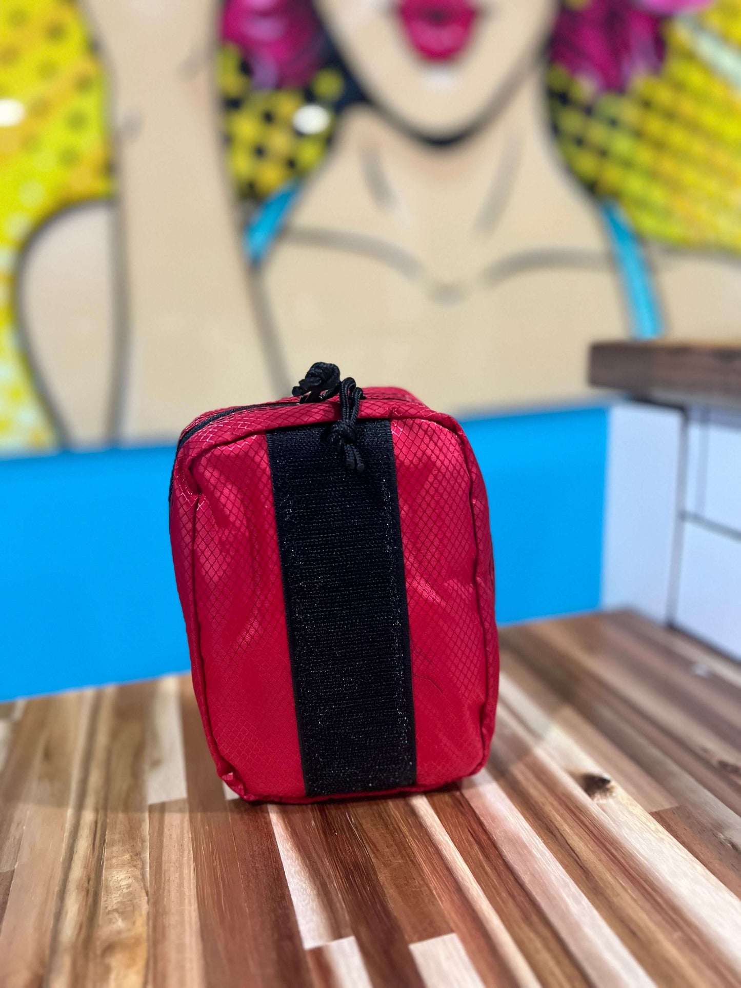 Portable bleeding control kit with tourniquet, bandages, and trauma supplies for schools and workplaces