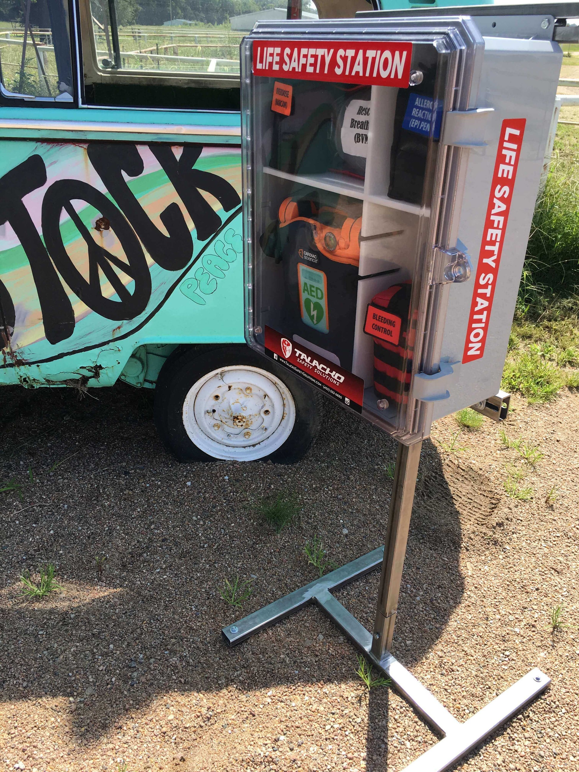 Talacko Safety Solutions Emergency Equipment Platform is ideal for music festivals, county fairs and outdoor events.