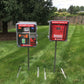 Emergency Equipment Platform by Talacko Safety Solutions is powder coated in Emergency red and allows our Life Safety Station and our King Bleeding Control Kit to be placed anywhere indoors or out. This is a perfect combination for your music festival, county fair or outdoor event.