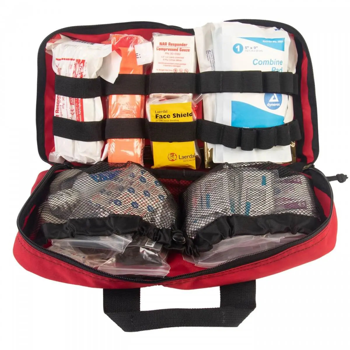 First Aid with major trauma Large King trauma and first aid kit with emergency supplies for factories, schools, and responders